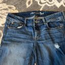 American Eagle  stretch slim boot cut jeans. Excellent condition. Distressed. Photo 1