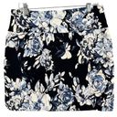 Krass&co SC &  Skirt Skort Womens L Blue Floral Pull On Tummy Control Pockets Athletic Photo 4