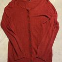 Modcloth  women’s size Medium red lightweight cardigan Photo 0