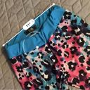 Lucky and Blessed  Leopard Multi-Color leggings size Small workout activewear pants Photo 6