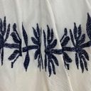 Vintage Havana Crop Top Vine Embroidered Ruffle White Women's Medium Boho Photo 1