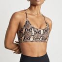 A.L.C. Bandier Scoop Neck Python Snakeskin Sports Bra XS NWT Photo 0