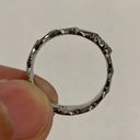 Michael Kors Silver-Tone Heart Eternity Ring Band Size 7 Photo 4