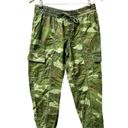 Abercrombie & Fitch  Cargo Camo Joggers Drawstring Elastic Pants Green Small S Photo 1