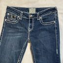 L.A. Idol USA  Bedazzled Studded Pockets Low Rise bootcut Jeans Size 7 Photo 3