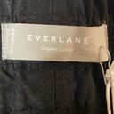 Everlane  Women's Black Wide-Leg‎ Ankle Work Pants Size L with Drawstring Closure Photo 14