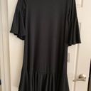 LuLaRoe Solid Black  Maurine Dress XS NWT Photo 4