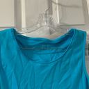 Coldwater Creek  Blue Scoop Neck Sleeveless Tank S Photo 2