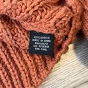 The Moon  & Madison Orange Knit Pullover Sweater Size M Photo 5