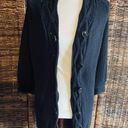 Calvin Klein Jeans  Black Long Cardigan Knitted Button Up Size M Photo 12