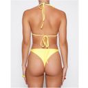 Tiger Mist Yellow  Bikini Set With Beaded Chain  Photo 1