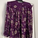 American Vintage Vintage America Blues pretty floral purple top Photo 1