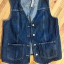 Madewell NWT  Denim Snap-Front Long Vest in Sedgwick Wash Photo 0