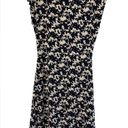 Krass&co NY& Stretch Floral Dress Navy Blue/White Size Small Photo 1