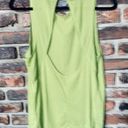 Nike  Olive Green Dri-Fit Studio Open Back Tank Top Women's Size Medium Photo 3