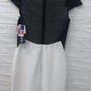 XScape 𝅺 colorblock cap sleeve dress embellished Photo 5