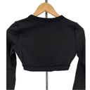 n:philanthropy  Roxbury Cutout Cropped Top Black size Small NWT Long Sleeves Photo 5