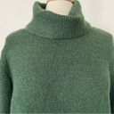 Worthington Solid Dark Green Metallic Turtleneck Sweater Photo 1