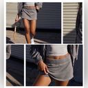 Free People NWOT  Movement Fast Break Skort - gravel - S Photo 1