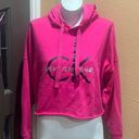 Calvin Klein Jeans  pink cropped hoodie Photo 0