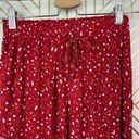 Poupette St. Barth  Red Sky Rayon Georgette Foe Printed Pants Size US XS Photo 1