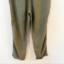 Treasure & Bond  Nordstrom Paperbag Chino Cropped Pants Size 8 Olive Green NEW Photo 8