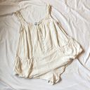 Sabo Skirt Boho Beach White Romper with Pockets Size S Photo 0