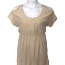 Silence + Noise Urban Outfitters  Cold Shoulder Button Back Tan Dress size XS Photo 0