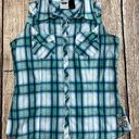 Harley Davidson Plaid Snap Button Tank S Photo 0