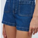 Madewell High Waist Sailor Jean Shorts Photo 1