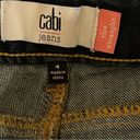 CAbi  5166 Size 4 The Straight Jeans Austin Dark Wash Photo 3