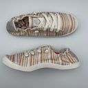 Roxy  Bayshore Slip On Striped Sneaker Tan Pinstripe Multi Size 8 Photo 7