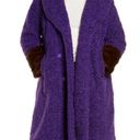 Eloquii  Bouncle Sherpa Teddy Coat Size 18/20 NWT Purple Photo 0