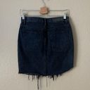 GRLFRND NEW  Rhoda High Waist High-Low Mini Denim Jean skirt in True To Self Photo 3