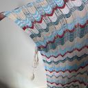 Y2K crochet poncho knit knitted swimsuit cover up Size undefined Photo 4