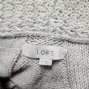 Loft  Beige Alpaca Wool Blend Shawl Collar Sweater Size Medium Photo 4