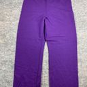 Hanes NWOT  Large Comfort Blend Sweatpants Pull On Elastic Waist Womens Purple Photo 3