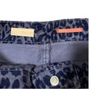 Anthropologie  | Blue Motif Cheetah Print Bermuda Shorts NWT Modest Size 27" Photo 8