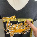 Rivalry Threads NWT Mizzou Tigers V-Neck Tee T-Shirt Top University of Missouri New Dark Gray Photo 3