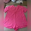 Free People Hot Shot Romper Tee in Hot Pink XL Photo 4