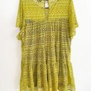 City Chic  Chartreuse Lace Overlay Mini Dress Size XXL / 24 Photo 5