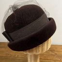 Krass&co Vintage 1960s ladies brown wool net hat Merrimac hat  Photo 0