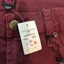 Bebe 2B  maroon nwt skinny jeans Photo 2