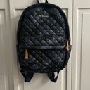 MZ Wallace Quilted Navy & Black Tote Photo 0