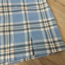 Brandy Melville Plaid Blue Skirt Photo 4