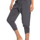 prAna  Midtown Cropped Joggers Pants Yoga Capri  Gray Size XS Photo 0