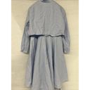 Emporio Armani Designer Emporia Armani A-line blue cotton poplin dress school layered swing Photo 6