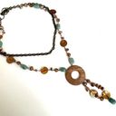 Cookie Lee  double strand beaded pendant necklace Photo 6