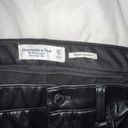 Abercrombie & Fitch The 90’s Straight Ultra High-Rise Vegan Leather pants Photo 8