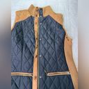 Krass&co Montana  Cognac Brown/Tan & Black Quilted Vest - Small Photo 4